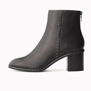 Rag & Bone Willow Studded Heeled Leather Booties